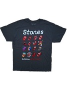 Szara koszulka The Rolling Stones nadruk retro merch vintage boxy nike
