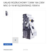Układ rozruchowy 7.5kW 5.5 kW MSC-D-16-M15
