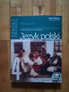 książka "Język polski kształcenie kulturowo literackie i językowe 4" 