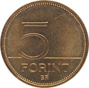 Węgry 5 forint 1993, KM#694