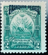 Znaczek pocztowy - Nikaragua - 1895r.