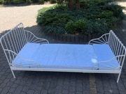 Łóżko dziecięce IKEA Minnen + materac rozsuwane
