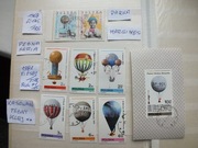 9szt. znaczki seria Fi 1705  , 2581 Blok 115 Polska 1968r. SPORT LOTNICTWO