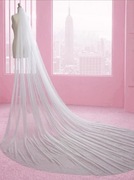 Elegancja i Magia w Jednym - 3-metrowy Welon Ślubny z Widokiem na Marzenia