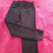 **CIEPŁE**markowe jegginsy grafitowe wygodne spodnie M/L