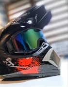 Kask pełny fullface rozmiar M Enduro Hulajnoga Rower Cross 