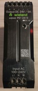 Zasilacz impulsowy 1-fazowy Wieland PS1 24-5 81.000.6530.0 5A 24V Wipos