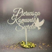 Topper toper na tort komunia