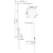 Panel prysznicowy z termostatem Bernstein