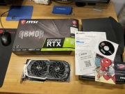 MSI RTX 2070 8GB ARMOR karta graficzna, 256bit, idealna, komplet