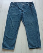 Duże męskie spodnie jeansowe WRANGLER rozm. XXL W40 L30 niebieskie z USA