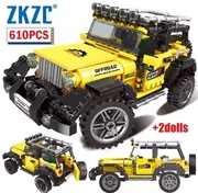 Klocki wzór LEGO JEEP TERENOWY Autko Samochodzik Prezent wyścigowy HIT
