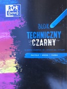 Blok techniczny czarny A3 Oxford