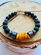 Bransoletka damska wyjątkowa z kamieni naturalnych na prezent amulet 