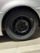 Czarne fegi stalowe + opony zimowe 205/55 R16