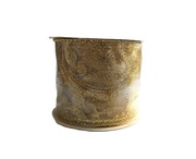 WSTĄŻKA TAŚMA dekoracyjna z drucikiem Boże Narodzenie organza 6 cm.