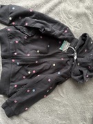 Bluza czarna w groszki