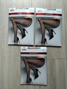 nowe zestaw 3x MARILYN rozmiar 4 L beżowe groszki 20 DEN rajstopy Flores