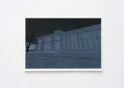 Nowa Huta, Teatr Ludowy - limitowany sitodruk artystyczny G. Makocka