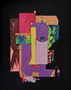 obraz akryl 40/50  kubizm