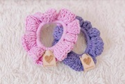 Gumki do włosów na szydełku