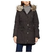 KHUJO SAFITHA KURTKA DAMSKA MARKOWA PARKA LOGO CZARNA KAPTUR ZIMOWA XL