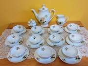 Serwis pozłacany do kawy,herbaty, syg.Wawel 25 elementów