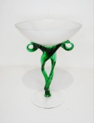 Patera Meduza Ośmiornica - Józefina Krosno - Szkło Artystyczne Vintage