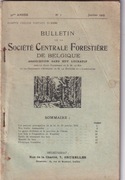 Biuletyn - Stowarzyszenie Centralne Leśnictwa Belgii - 1925 r. - 3 egz.