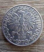 5 złotych Rybak 1973 ładny stan obiegowa