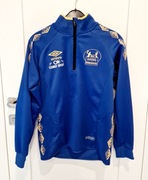 Bluza UMBRO sportowa na stójkę ala golf na zamek niebieska XS S 164 170