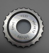 TARCZA NA WAŁ DO CIĘCIA LIN I WODOROSTÓW.  WAŁ 35mm