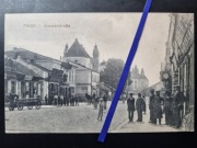 PIŃSK 1916 Ulica Kijowska (obecnie Lenina) Stempel Batalion Zaopatrzenie