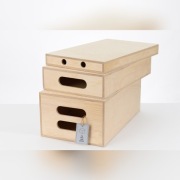 Zestaw skrzynie ze sklejki Apple box 3 szt.