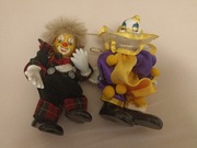 2 stare lalki klaun Dwie kukiełki, pajacyki, klauny zabawka prl