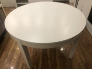 Stół rozkładany drewniany biały 