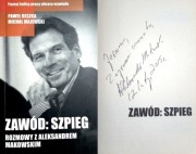 329 Autograf Agent Szpieg (SB UOP WSI) Aleksander Makowski + książka1