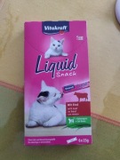 Vitakraft Cat Liquid Snack z wołowiną i inuliną