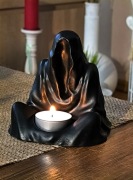 Świecznik tealight duch zjawa Gothic ponury żniwiarz czarodziej 