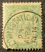 5 centymów. 1893-1915. Belgia