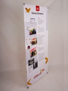 X-Banner 80 x 180 cm druk UV na blockout PET