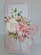 HANDMADE Kartka pamiątka z okazji Komunii Świętej