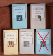 Lolita; Mistrz i Małgorzata; Ja,Kaludiusz; Miasto i psy