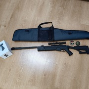 Wiatrówka karabinek Hatsan TG AirTact QE 4,5mm ZESTAW