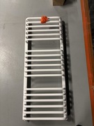 Grzejnik łazienkowy 126x50 + zawory + głowica