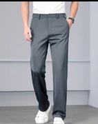 Spodnie męskie szare rozciągliwe r. 38