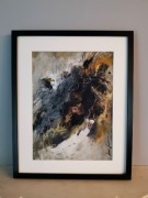 Abstrakcja, A3, mixed media, Monika Seroka