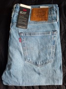 Spodnie Levis 527 Slim BootCut 32/34 błękit NOWE z metkami + T-shirt extra