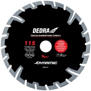 Tarcza diamentowa TURBO S 230mm/22.2mm Dynamic HP2136 DEDRA