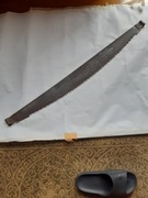 Piła ręczna poprzeczna 110 cm do drewna bez uchwytów